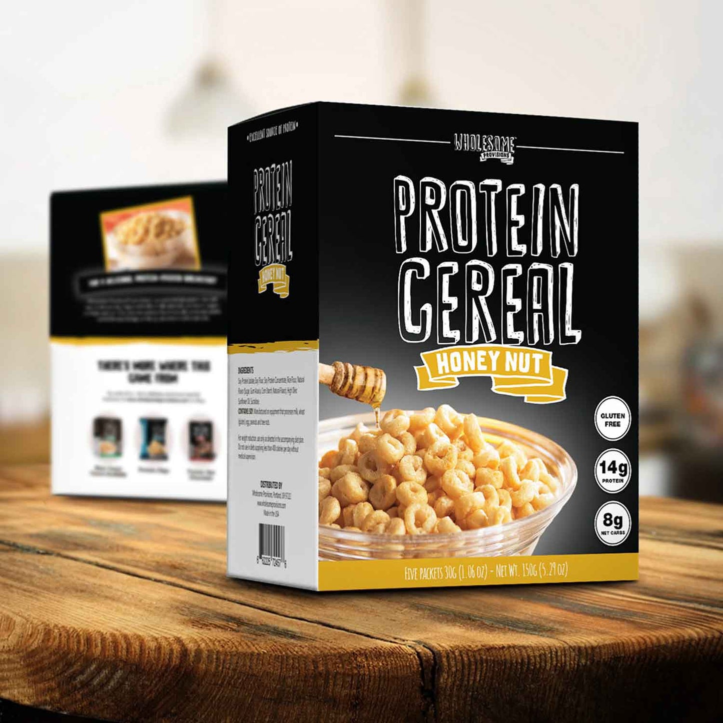 Honey Nut Protein Cereal - High Protein & Fiber, Low Carb