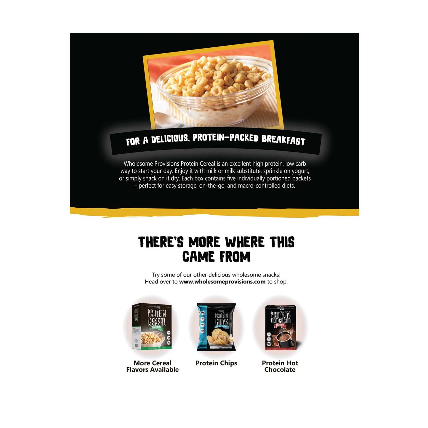 Honey Nut Protein Cereal - High Protein & Fiber, Low Carb