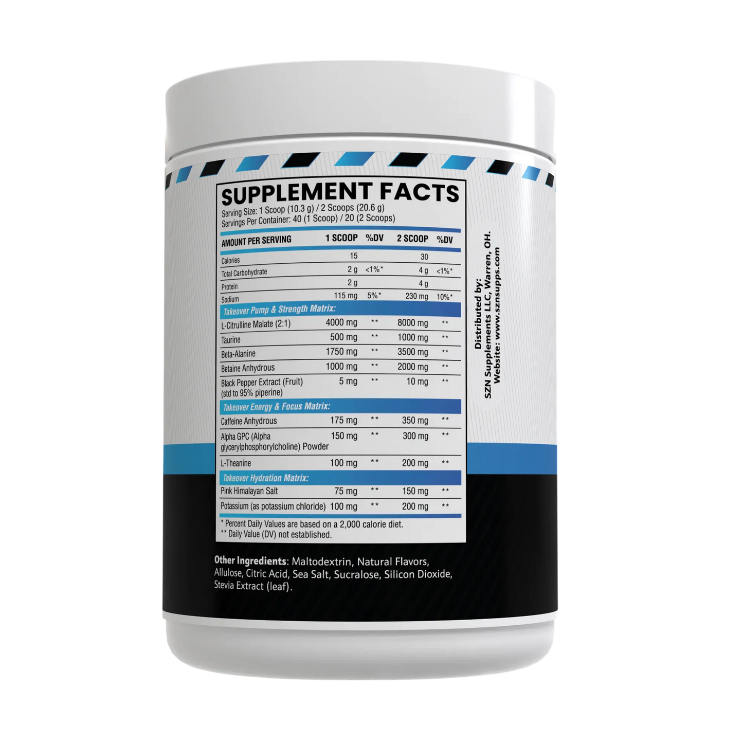 Takeover Pre Workout