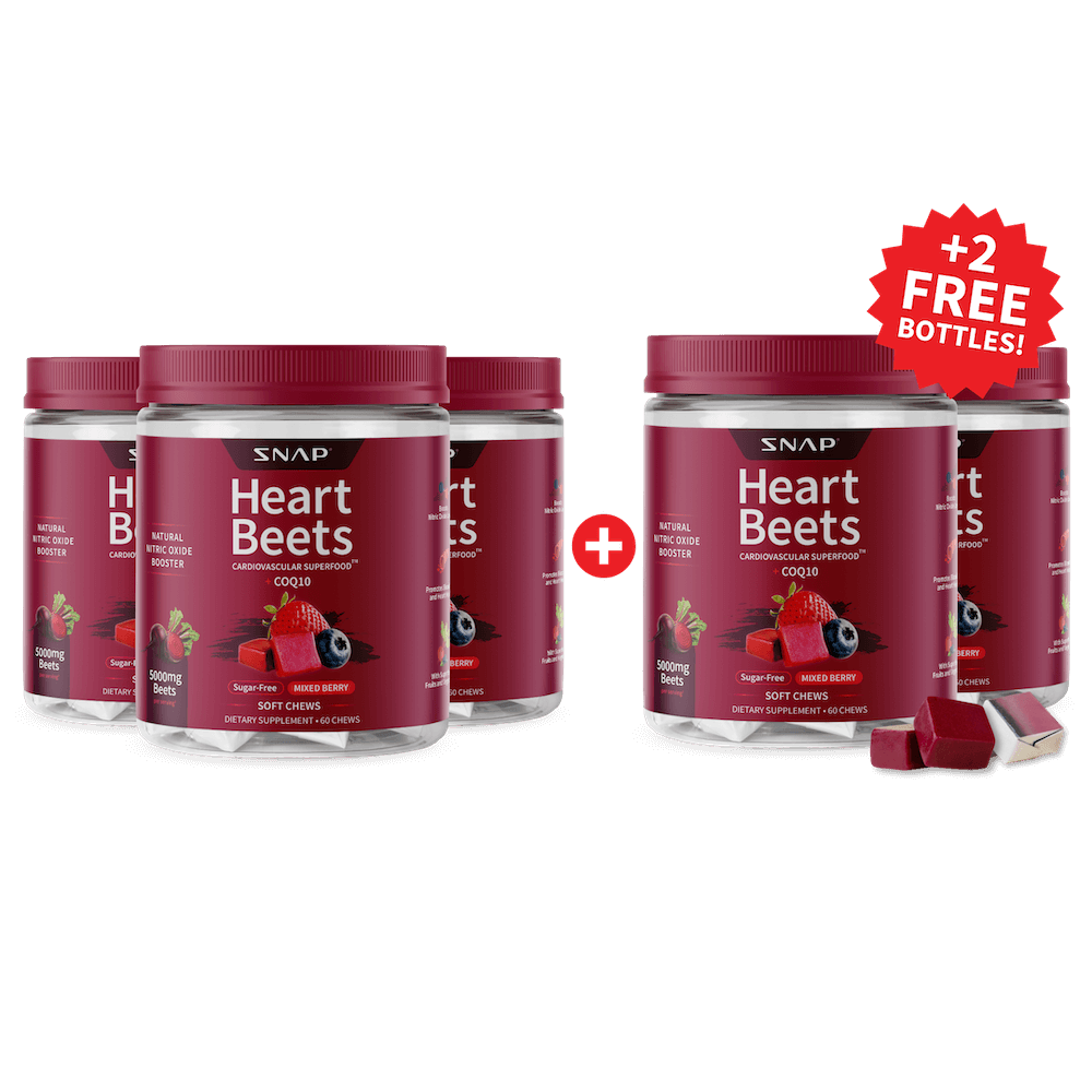 Heart Beets Chews - Buy 3, Get 2 FREE!