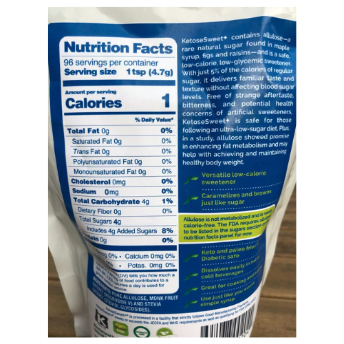 KetoseSweet+ Powder - All-Purpose Keto Sweetener, Allulose Blend