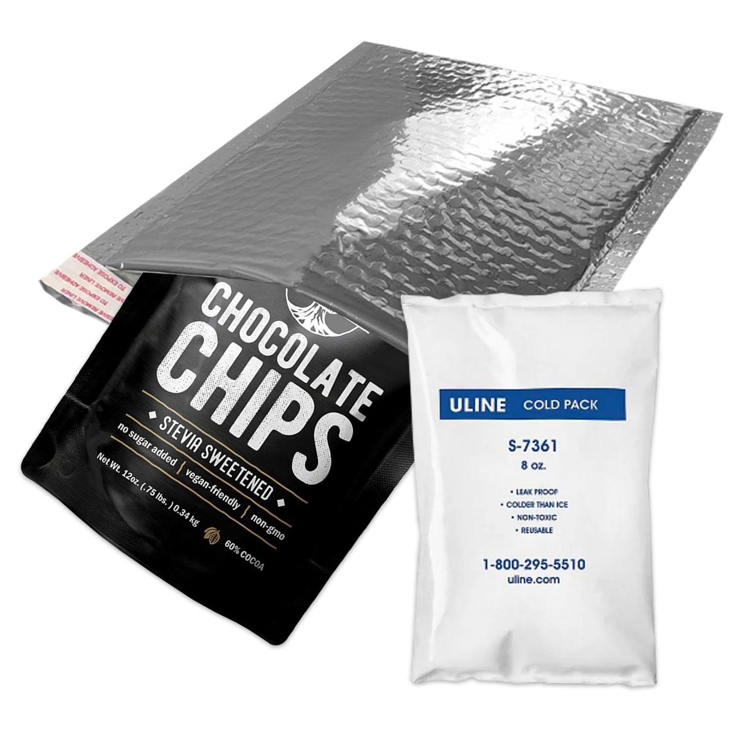 Sugar Free Chocolate Chips - Stevia Sweetened, Keto-Friendly, Vegan, Non-GMO, 12 oz.