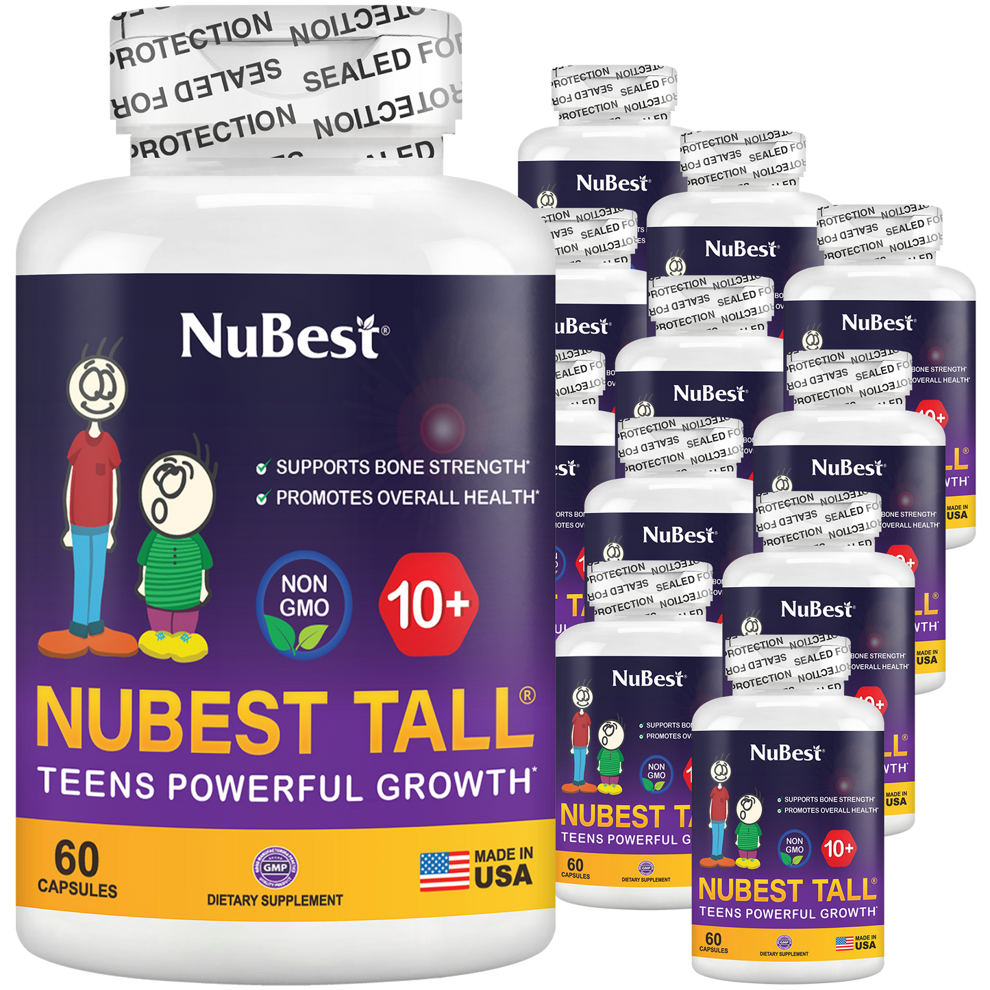 NuBest Tall 10+, Powerful Growth Support for Teens (60 Capsules)