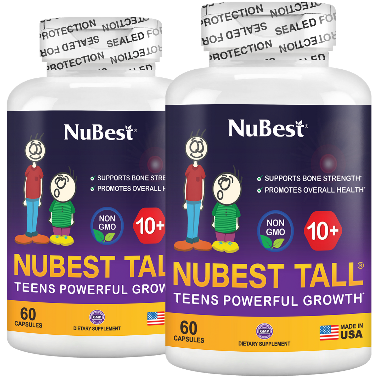 NuBest Tall 10+, Powerful Growth Support for Teens (60 Capsules)