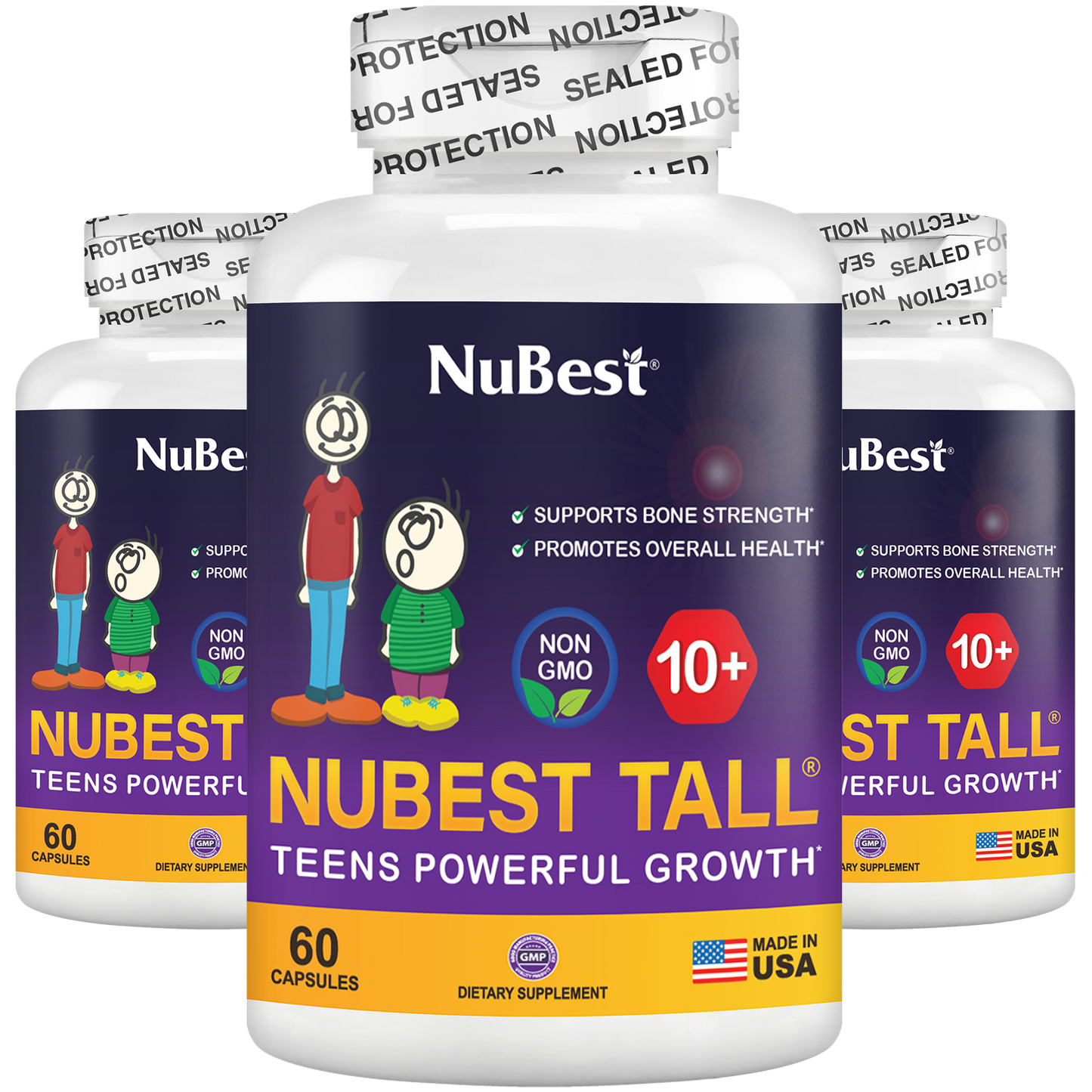 NuBest Tall 10+, Powerful Growth Support for Teens (60 Capsules)