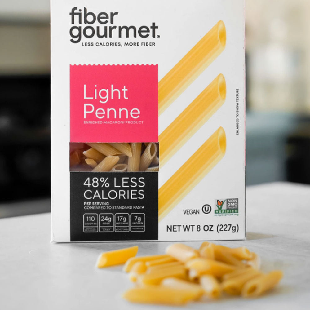 Rotini Shaped High Fiber Pasta - Protein Packed, Non GMO, Vegan, Low Calorie