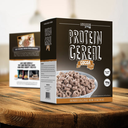 Cocoa Protein Cereal - High Protein & Fiber, Low Carb