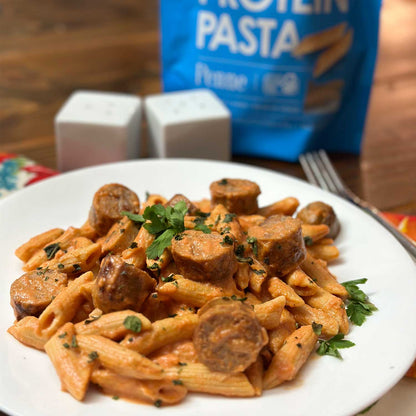 Penne Protein Pasta - 19g Protein & 4g Net Carb, Lupin Pasta, Keto Pasta, Gluten Free, 8 oz.