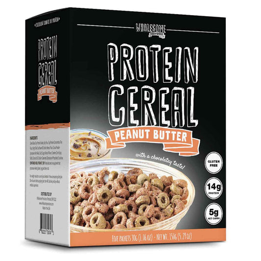 Peanut Butter Protein Cereal - High Protein & Fiber, Low Carb
