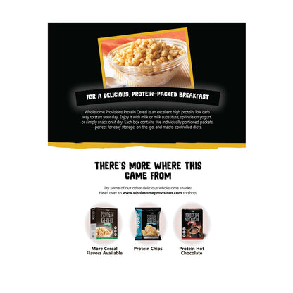 Honey Nut Protein Cereal - High Protein & Fiber, Low Carb