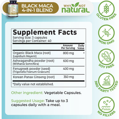 4-in-1 Black Maca+ Blend