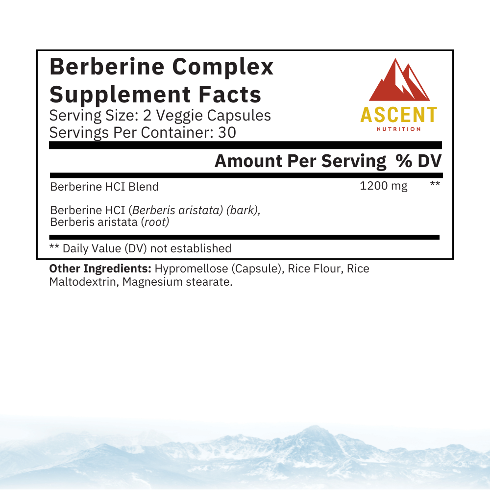 Berberine Complex, 60 Capsules, 1000 mg