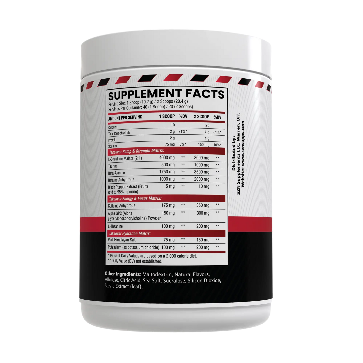 Takeover Pre Workout