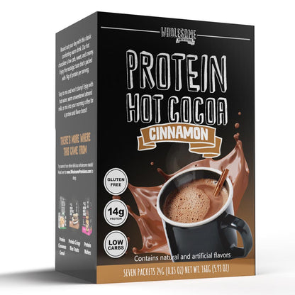 Cinnamon Protein Hot Chocolate - High Protein & Low in Carbs, Keto-Friendly