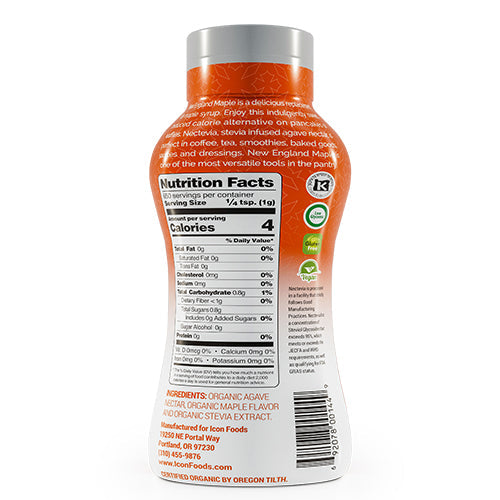 Keto Maple Syrup - Less Than 1g Net Carbs, Vegan, Gluten Free