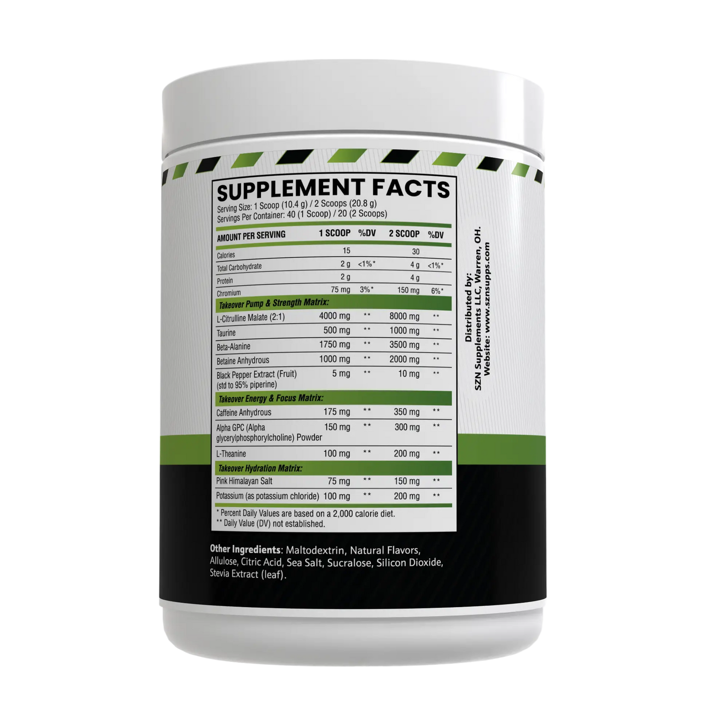 Takeover Pre Workout