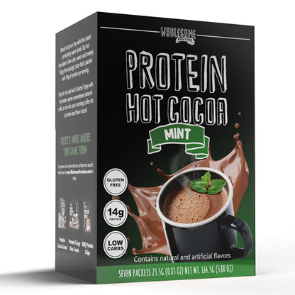 Mint Protein Hot Chocolate - High Protein & Low in Carbs, Keto-Friendly