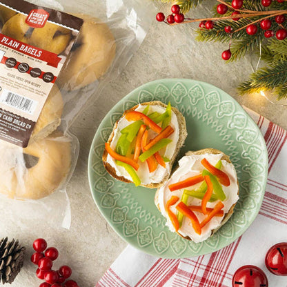 Plain Bagel - 0g Net Carb, High in Protein, High Fiber, Non-GMO