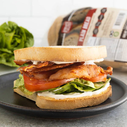 Plain Sliced Bread - 0g Net Carb, High in Protein, High Fiber, Non-GMO