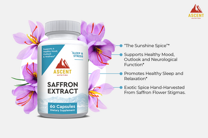 Saffron Extract, 60 Capsules, 88.5 mg
