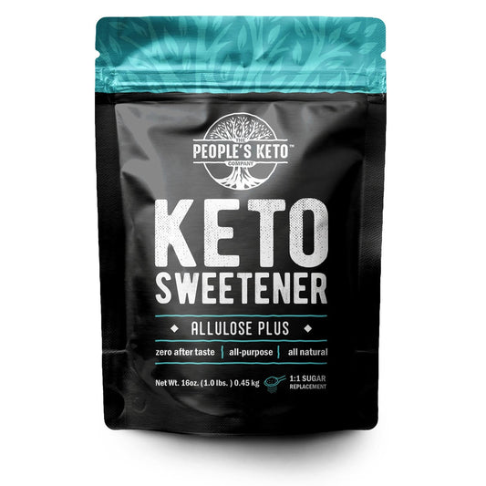 Keto Sweetener - Allulose Plus, 1:1 Sugar Substitute, Zero Aftertaste, 1 lb.