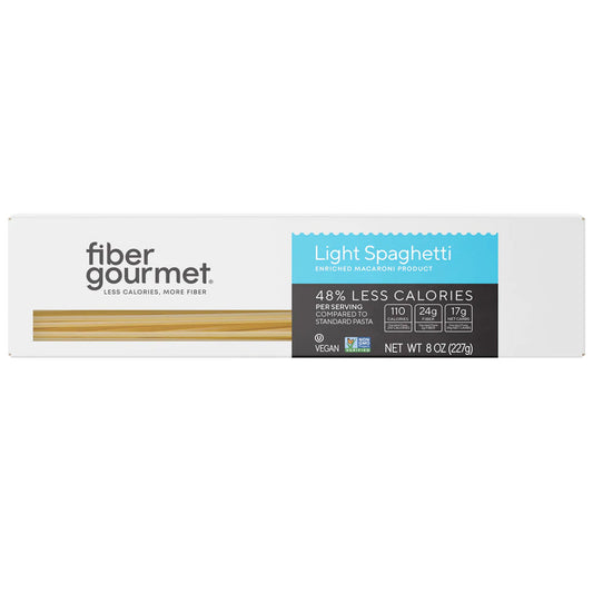 Spaghetti High Fiber Pasta - Protein Packed, Non GMO, Vegan, Low Calorie