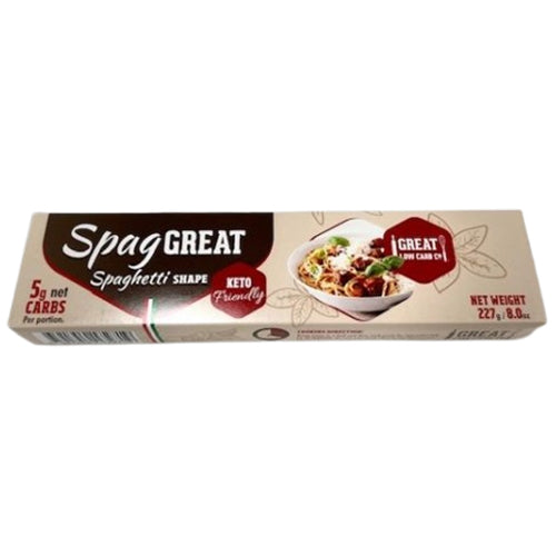 Spaghetti Low Carb Pasta - Keto-Friendly, High in Protein, Made in Italy, 8oz.