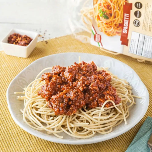 Spaghetti Low Carb Pasta - Keto-Friendly, High in Protein, Made in Italy, 8oz.