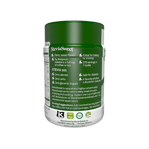 Concentrated Powdered Keto Stevia Sweetener - 250-300 Times Sweeter Than Sugar, SteviaSweet Stevia Extract Powder,