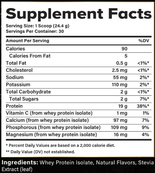 Pro-SZN Vanilla Whey Protein