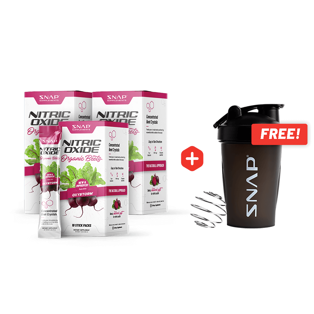 Nitric Oxide Organic Beets Single-Serve Packs Stack
