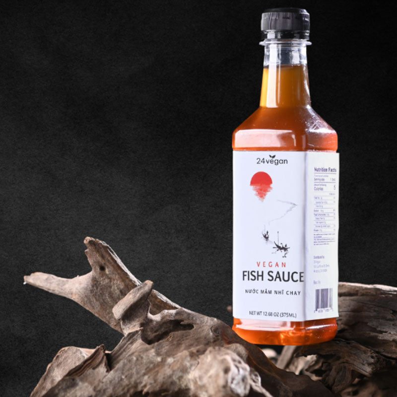 Vegan Fish Sauce - Vietnamese Made, Umami, 100% Plant Based, Gluten Free, 375 ml.