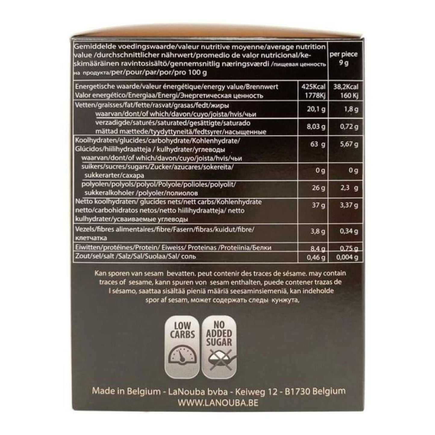 Low Carb Belgian Waffle Crisps - 3.3g Net Carb, Keto-Friendly, No Sugar Added, Ready-to-Eat