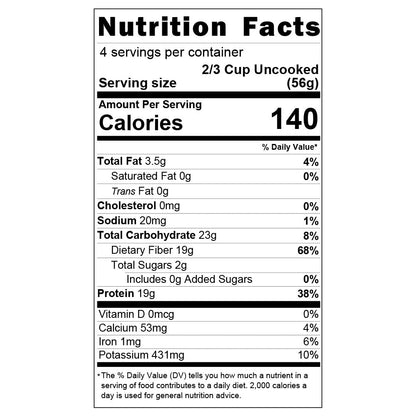 Rotini Protein Pasta - 19g Protein & 4g Net Carb, Lupin Pasta, Keto Pasta, Gluten Free, 8 oz.