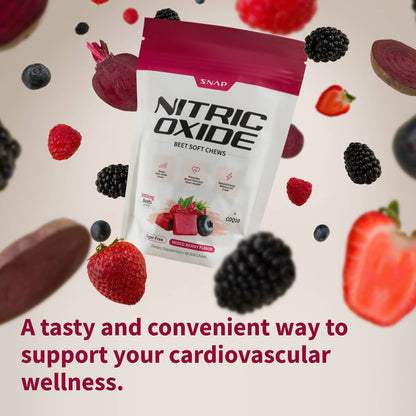 Nitric Oxide Beet Soft Chews - Buy 2, Get 1 Free!