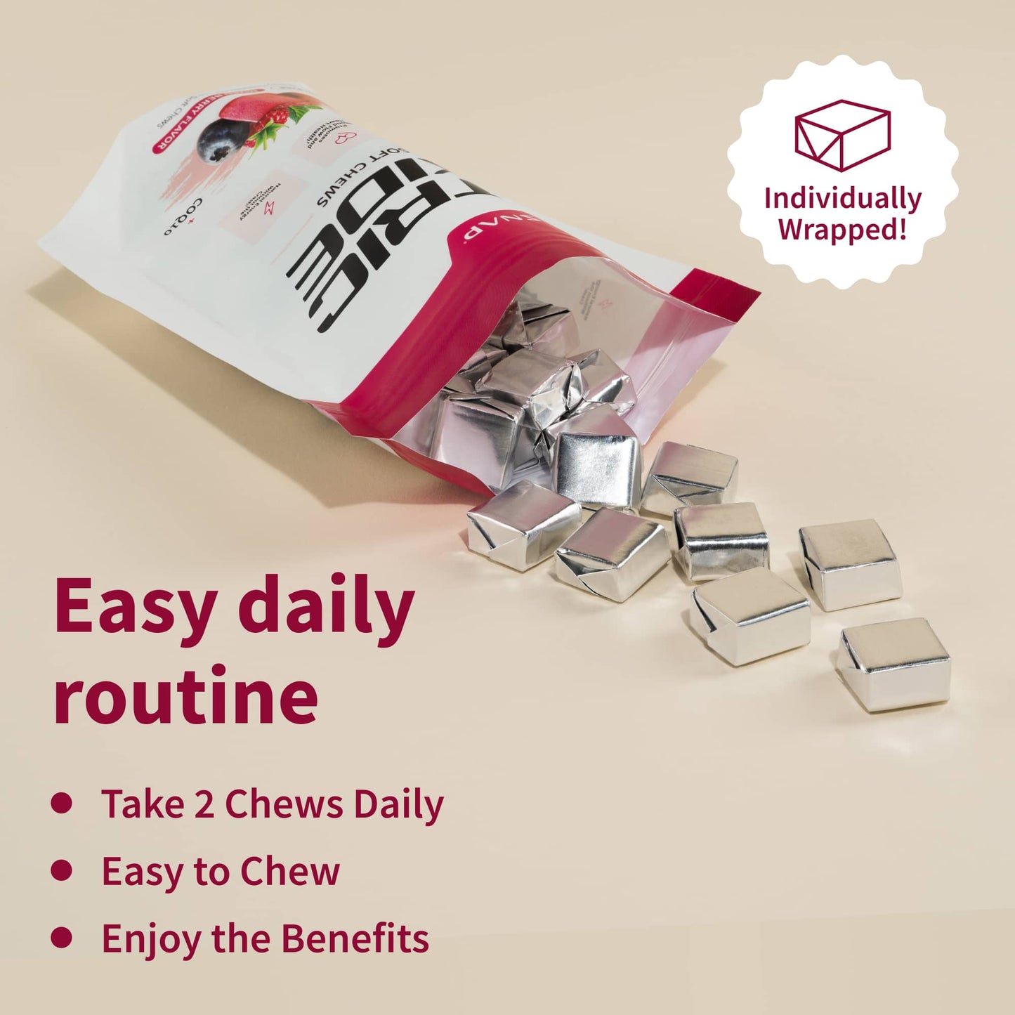 Nitric Oxide Beet Soft Chews - Buy 2, Get 1 Free!