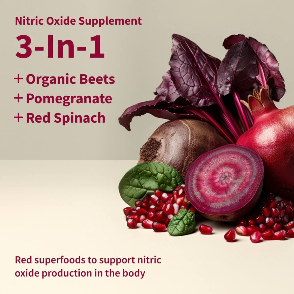 Nitric Oxide Organic Beets - Buy 3, Get 2 FREE!