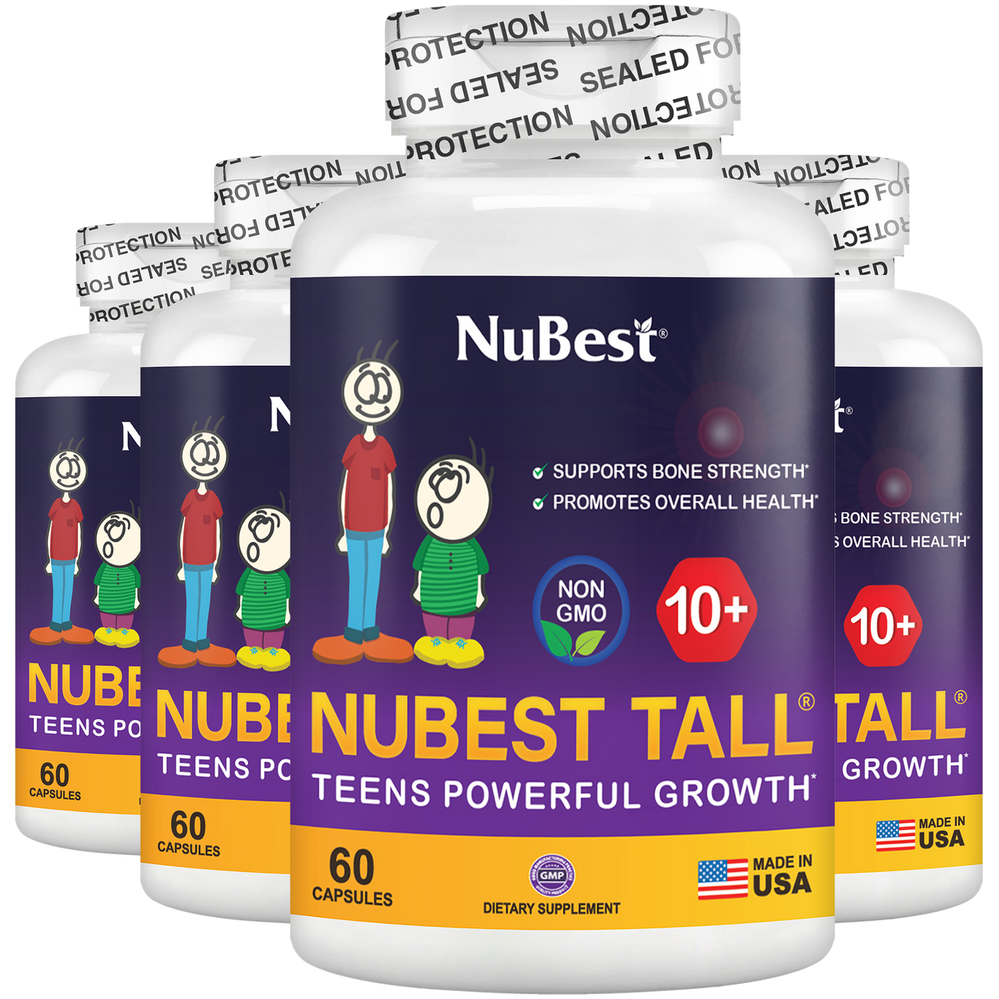 NuBest Tall 10+, Powerful Growth Support for Teens (60 Capsules)