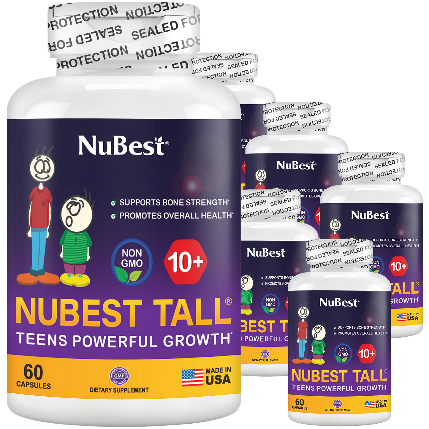 NuBest Tall 10+, Powerful Growth Support for Teens (60 Capsules)