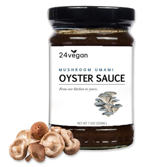 Vegan Oyster Sauce - Umami-Rich Flavor, All Natural, Plant-Based, MSG Free, Non-GMO, 7.5oz