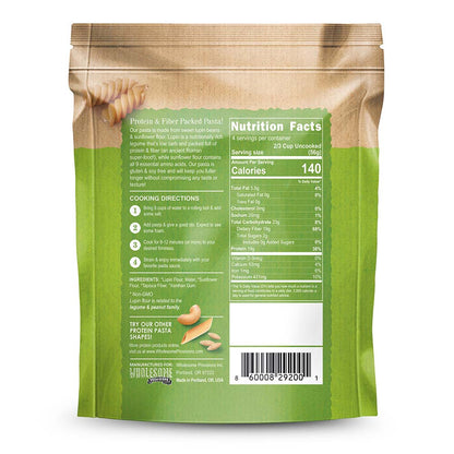 Rotini Protein Pasta - 19g Protein & 4g Net Carb, Lupin Pasta, Keto Pasta, Gluten Free, 8 oz.