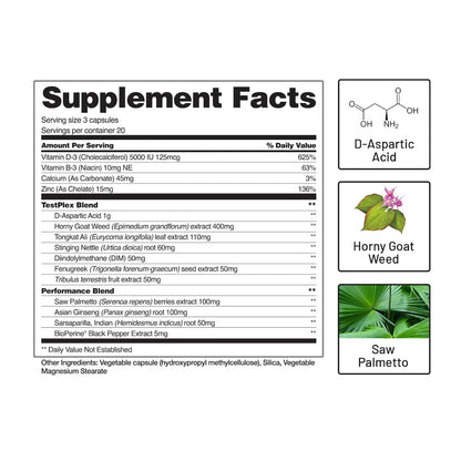 Male Vitality Bundle with FREE Large Shaker